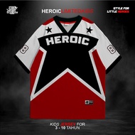 HEROICLIMITED VINTAGE KIDS JERSEY STAR 88 - KIDS JERSEY SERIES NUMBER - REGULAR RUGBY JERSEY FOR KID
