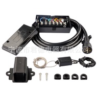 American Style7Extension Cord7Trailer Connector Extension Cable Male Female Plug Cable with Junction