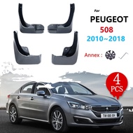Car Fender Accessories For Peugeot 508 SW 508SW 2010 2011 2012 2013 2014 2015 2016 2017 2018 Mudguar