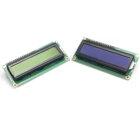 1602A 16x2 LCD Display Module with I2C Interface Blue/Yellow-Grn Backlight for Arduino Raspberry Pi 