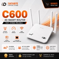 C600 4G LTE WiFi 6 Modem Router SIM Card CPE | 300Mbps | 32 Users | Type-C | Home Office WiFi Router