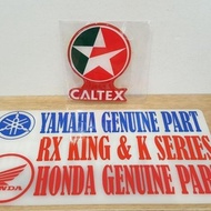 F1ZR CALTEX STICKERS