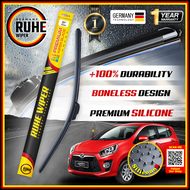Ruhe Wiper Perodua Axia 2014  - New Present Original High Quality Soft Silicone Car Wiper Silicon Ke