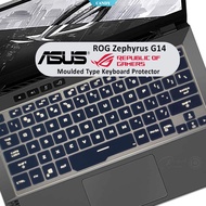 For 14" ASUS ROG Zephyrus G14 2021 2020 2019 Laptop Keyboard Cover GA401 GA401IH GA401IU GA401IV Skin Protector [CAN]