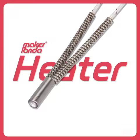 MakerPanda 3D Printer Heater Cartridge 6x20mm 50W 1M Cable Compatible with Dragon Hotend Mosquito Vo