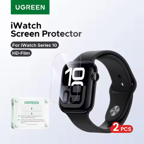 UGREEN 2PCS For Apple Watch Series 11 10 S11 S10 Screen Protector Soft 46 42mm Full-coverage Protect