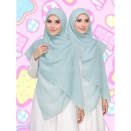 TUDUNG BAWAL PLAIN SAFA PREMIUM COTTON VOILE B50/60