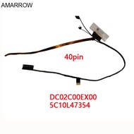 Laptop LCD/LVD Screen Cable for Lenovo Yoga 740-14 710-15 710-15IKB 710-15ISK 3K 4K UHD 40pin DC02C0