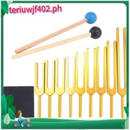 Tuning Forks Set 9Pcs 174/285/396/417/528/639/741/852/963Hz Tuning Fork, Sound Healing Tool Set for 