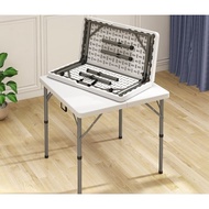 Folding square table simple mahjong table outdoor card table 4-person dining table square foldable p