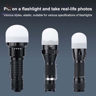 [LF] 2Pcs Silicone Elastic Flashlight Lampshade For SP31 SP35 IF22A C8G IF25A SP36 S2 C8 EA01 TS21 Q