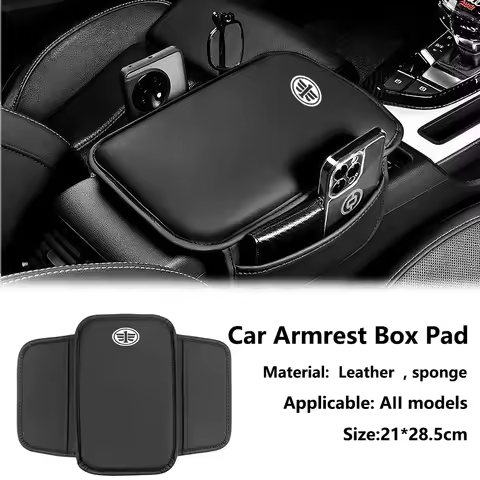 Car Arm Rest Cushion Center Console Protection Cover Armrest Box Pad for FAW Bestune T77 T77pro B30