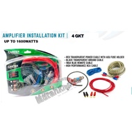 Car Audio Subwoofer Amplifier AMP Wiring Fuse Holder Wire Cable Kit (4GKT)