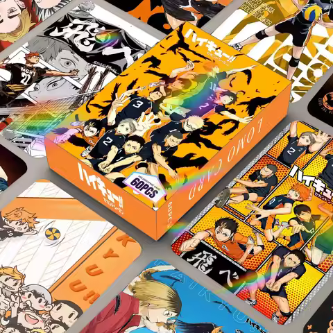 NEW 60 PCS Anime Haikyuu!! Lomo Card Double-sided Hd Color Printing Picture Collection Card Gifts