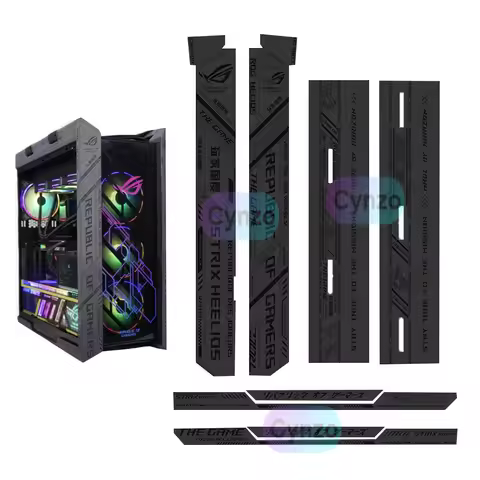 MOD Anime Stickers For ROG Strix Helios Gamers Case,DIY GX601 Gaming Cabinet Decorative Suede Sticke