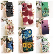 For OppoA93s 5G PFGM00 Case For Oppo A93s 5G Cover Fashion Cute Cat Funny Pattern Silicon Casing