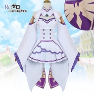 Emilia Cosplay Costume - Inspired by 'Re:Zero' - Perfect for Halloween Parties