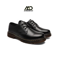 Amd Footwear Gregori Men's Oxford Shoes Docmart 3 Hole Men's Formal Shoes Black Kasut Kulit Lelaki