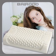 Organic Natural Comfortable Contour Massage Latex Pillow Cool Breathable Neck Support Foam Pillow With Free Bamboo Cover Living Home