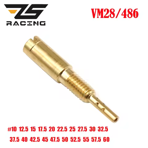 ZS Racing Mikuni VM28/486 Pilot Jets Mikuni RS HS HSR TM Carburetor Carb Size 10-60 Pilot Jet Slow J