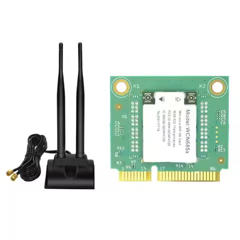 Upgraded AX6000 NFA725 NFA765 WCN685 Mini PCIE Wifi Card WIFI6E 2.4G 5G 6G Wireless Bluetooth 5.2 Wi