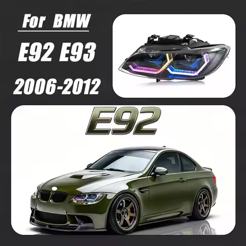 LED Car Headlights For BMW E92 E93 M3 2006-2013 Upgrade Modified to New DRL Dynamic Turn Signal LED 