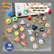 Aps Accessories Cover Phone Charger Cord, headphone - Dumb Button Against Breakage DGH Charging Cord