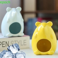 EPOCH Hamster Cave, Cute Animal Shaped Ceramic Hamster House, Sturdy Habitat Decor Creative Durable Hamster Hideout Cage Accessory