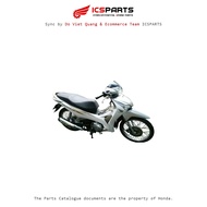 Plastic Set - Cover - Cover for HONDA Future 125 Year 2012 White Nh-B35 R5-A