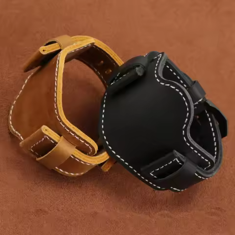 ENXi Genuine Leather Watchband Men Suitable For PANERAI PAM683/386 TIMEX Tray CowLeather Strap20 22 