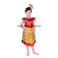 READY STOCK Malaysia Ethnic Sarawak Native Iban Dayak Girl Traditional Dress Costume Borneo Pakaian 