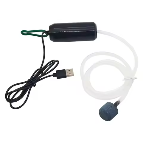 Aquarium Oxygen Air Pump Fish Tank USB Silent Air Compressor Aerator Portable Mini Small Oxygenator 