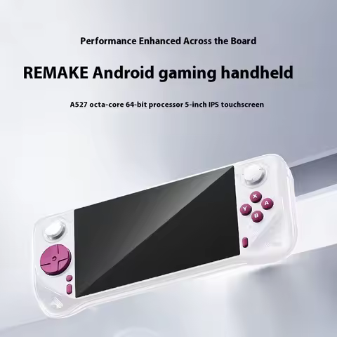 2025 E6MAX Dual System Android Palm Game Console 5-inch Full Fit Screen Palm Game 4+32 Touch Screen 