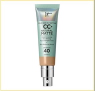 IT COSMETICS 依科美綠管CC霜 YOUR SKIN BUT BETTER CC+ NATURAL MATTE SPF40 #NEUTAL TAN / #RICH HONEY 32ML
