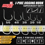 JIGGING HOOK EVILCAT J-PIKE SALTWATER HEAVY DUTY