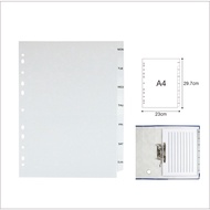 MON-SUN TABS A4 Binder Divider Odner Divider Index / File Divider Index EAGLE FILES