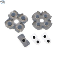 ✜✕ YuXi Conductive Rubber Pads For Sony Playstation 5 PS5 Controller Silicone Buttons Pad Replacement Parts