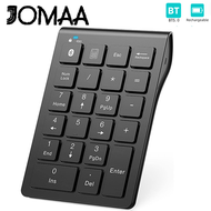 JOMAA bluetooth numeric keypad Rechargeable Bluetooth Numeric Keyboard 22 keys Wireless Number Pad external numberic pad for mac for iPad Laptop Accouting Digital Keyboard