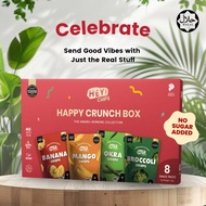 Hey Chip Happy Crunch Box - Halal, No Sugar, Low Calorie, Healthy Kids Friendly Vegan Office Snack