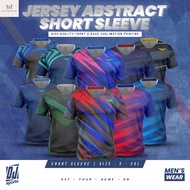 DJ Sport Jersey Abstract FULLY PRINTING Short Sleeve / Unisex Jersey / SIZE S - 2XL