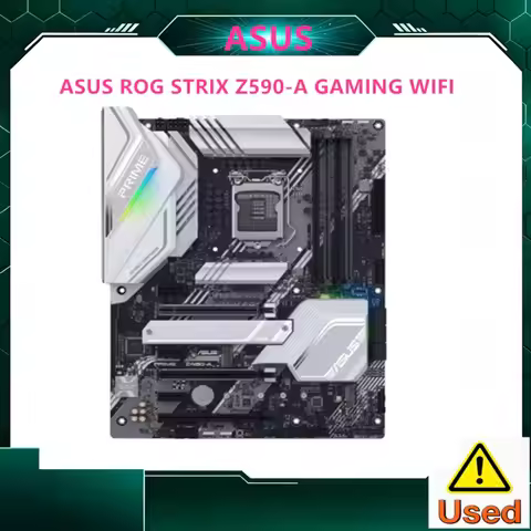 ASUS ROG STRIX Z590‑A GAMING WIFI ATX Mainboard LGA 1200 Socket Z590 Chipset DDR4 5333(OC) High‑Freq