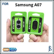 Anti-Scratch Samsung A07 CameraRing Round Black Camera Lens Protector Screen Protector