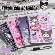 Kuromi Notebook Handbook 4pcs A5 Cartoon Notebook Handbook Coil notebook book Kuromi Notepad Student