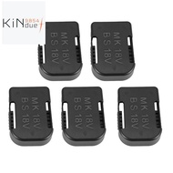 5Pcs Battery Storage Rack Battery Holder Case for  18V Fixing Devices(Black)