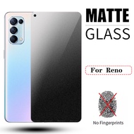 Matte Tempered Glass OPPO Reno 11F 8 8T 8Z 7 7Z 6 6Z 5 5Z 4 3 Pro 2 2Z 2F 10X Reno8 Reno7 Reno6 Reno5 4G 5G 2024