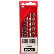 Large Accessory Round Shank Construction Drill Bit Impact Drill Bit Masonry Drill Bit 5-Piece Set 4,