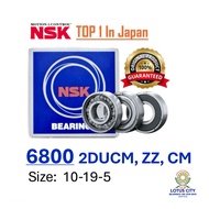 NSK Bearing 6800 ZZ 2DUCM CM (10x19x5