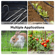 Gardening Planting Fixed Ground Spikes U Shaped Landscape Ground Pin Garden Stakes Securing Pegs
