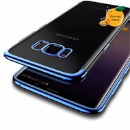 Redmi TPU Clear Case Metallic Edge 6 7 A2 S2 A3 5A 6A 7A 8A Note5 Note5A Note6Pro Note7 Note8 Note9