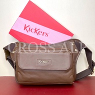 Kickers Waist Bag Original Genuine Leather Male Female Unisex 79110 79111 79112